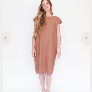 *SOLD* Esby reversible linen dress